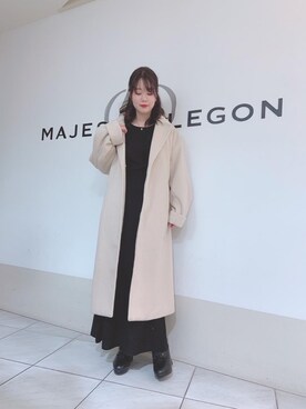 「マーメイド」｜「アイテム（その他アウター）」を使った、マジェスティックレゴン天王寺ミオ店スタッフさん（レディース・159cm）の冬コーディネート