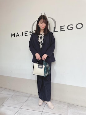 マジェスティックレゴン天王寺ミオ店スタッフさん(レディース・159cm)の冬コーディネート