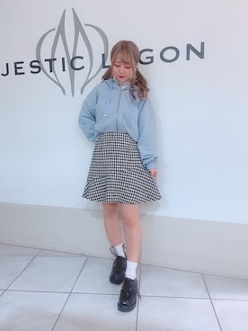 マジェスティックレゴン天王寺ミオ店スタッフさん（レディース・145cm）の冬コーディネート