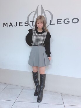 マジェスティックレゴン天王寺ミオ店スタッフさん(レディース・145cm)の冬コーディネート