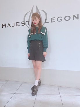 「大人気」｜マジェスティックレゴン天王寺ミオ店スタッフさん（レディース・145cm）の冬コーディネート