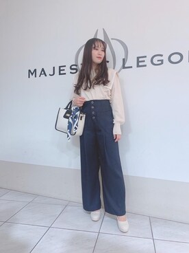 マジェスティックレゴン天王寺ミオ店スタッフさん（レディース・151cm）の冬コーディネート