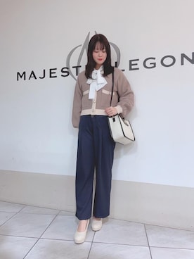 マジェスティックレゴン天王寺ミオ店スタッフさん(レディース・159cm)の冬コーディネート