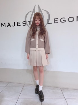マジェスティックレゴン天王寺ミオ店スタッフさん(レディース・145cm)の冬コーディネート