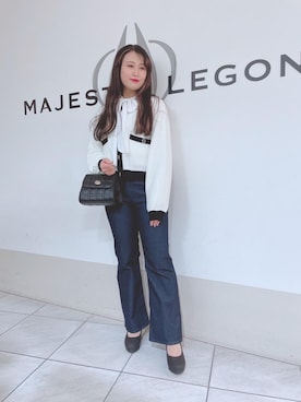 マジェスティックレゴン天王寺ミオ店スタッフさん(レディース・151cm)の冬コーディネート