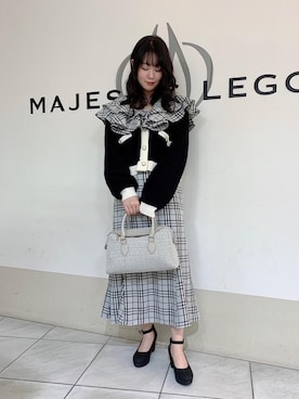 マジェスティックレゴン天王寺ミオ店スタッフさん(レディース・159cm)の冬コーディネート