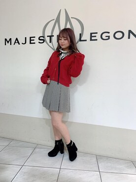マジェスティックレゴン天王寺ミオ店スタッフさん（レディース・145cm）の冬コーディネート