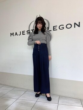 マジェスティックレゴン天王寺ミオ店スタッフさん(レディース・159cm)の冬コーディネート