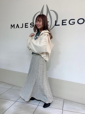 マジェスティックレゴン天王寺ミオ店スタッフさん(レディース・145cm)の冬コーディネート