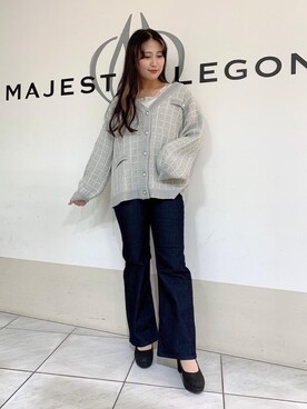 「でにむ」｜「アイテム（パンプス）」を使った、マジェスティックレゴン天王寺ミオ店スタッフさん（レディース・151cm）の冬コーディネート