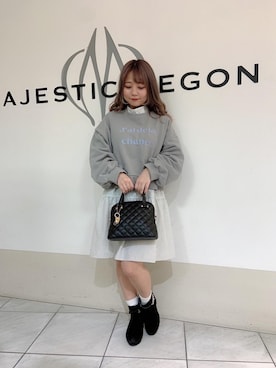 「大人気」｜マジェスティックレゴン天王寺ミオ店スタッフさん（レディース・145cm）の冬コーディネート