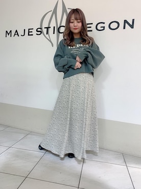マジェスティックレゴン天王寺ミオ店スタッフさん(レディース・145cm)の冬コーディネート