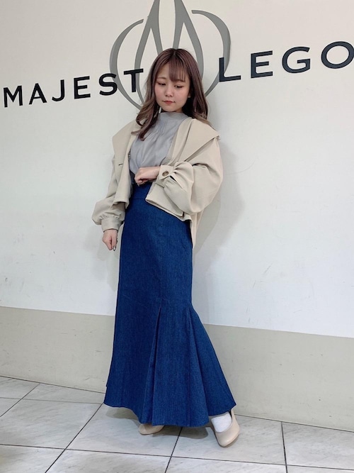 Majestic Legon マジェスティックレゴン天王寺ミオ店スタッフさんのトレンチコートを使ったコーディネート Zozotown