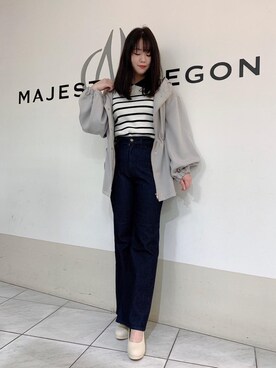 「でにむ」｜「アイテム（パンプス）」を使った、マジェスティックレゴン天王寺ミオ店スタッフさん（レディース・159cm）の冬コーディネート