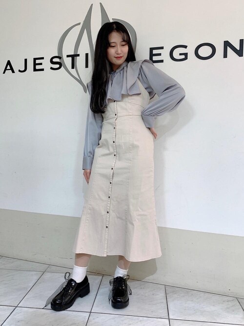 Majestic Legon マジェスティックレゴン天王寺ミオ店スタッフさんのシャツ ブラウスを使ったコーディネート Zozotown