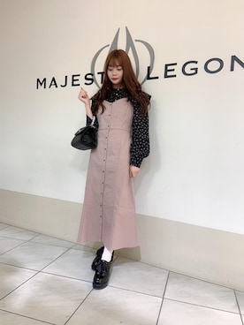 「大人気」｜マジェスティックレゴン天王寺ミオ店スタッフさん（レディース・145cm）の冬コーディネート