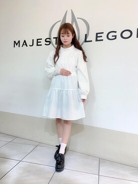 マジェスティックレゴン天王寺ミオ店スタッフさん（レディース・145cm）の冬コーディネート