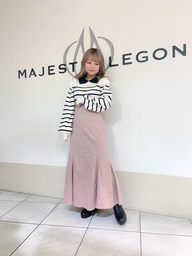 「大人気」｜マジェスティックレゴン天王寺ミオ店スタッフさん（レディース・145cm）の冬コーディネート