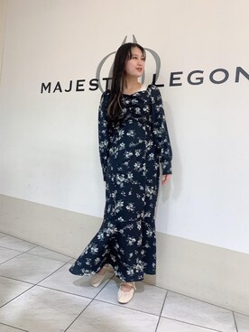 「大人気」｜マジェスティックレゴン天王寺ミオ店スタッフさん（レディース・151cm）の冬コーディネート