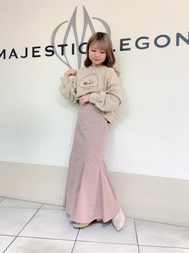 「でにむ」｜「アイテム（パンプス）」を使った、マジェスティックレゴン天王寺ミオ店スタッフさん（レディース・145cm）の冬コーディネート