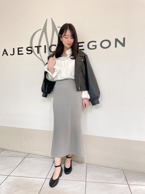 Majestic Legon マジェスティックレゴン天王寺ミオ店スタッフさんのスカートを使ったコーディネート Zozotown