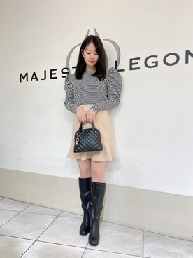 マジェスティックレゴン天王寺ミオ店スタッフさん(レディース・159cm)の冬コーディネート