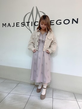 マジェスティックレゴン天王寺ミオ店スタッフさん(レディース・145cm)の冬コーディネート