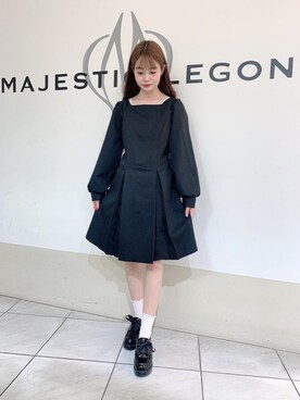 「大人気」｜マジェスティックレゴン天王寺ミオ店スタッフさん（レディース・145cm）の冬コーディネート