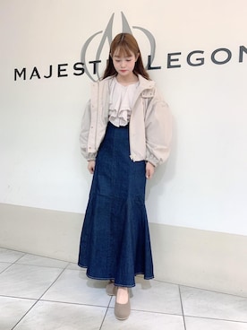 「でにむ」｜「アイテム（パンプス）」を使った、マジェスティックレゴン天王寺ミオ店スタッフさん（レディース・145cm）の冬コーディネート