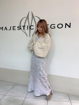 マジェスティックレゴン天王寺ミオ店スタッフさん（レディース・145cm）の冬コーディネート