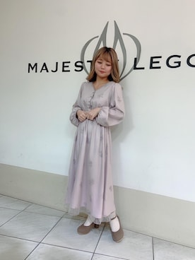マジェスティックレゴン天王寺ミオ店スタッフさん(レディース・145cm)の冬コーディネート