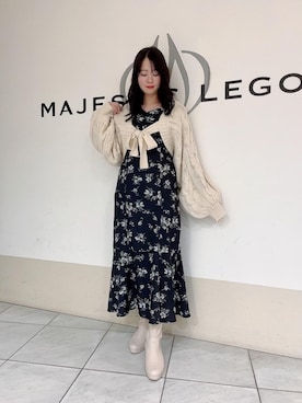 マジェスティックレゴン天王寺ミオ店スタッフさん（レディース・159cm）の冬コーディネート