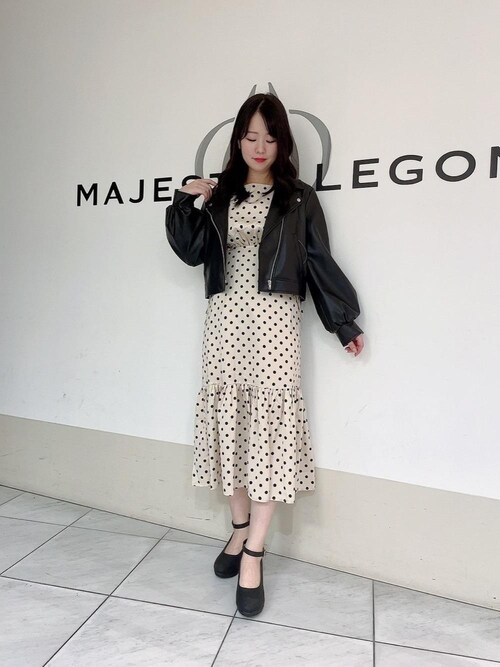 Majestic Legon マジェスティックレゴン天王寺ミオ店スタッフさんのライダースジャケットを使ったコーディネート Zozotown