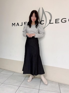 マジェスティックレゴン天王寺ミオ店スタッフさん（レディース・159cm）の冬コーディネート