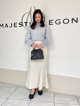 マジェスティックレゴン天王寺ミオ店スタッフさん（レディース・155cm）の冬コーディネート