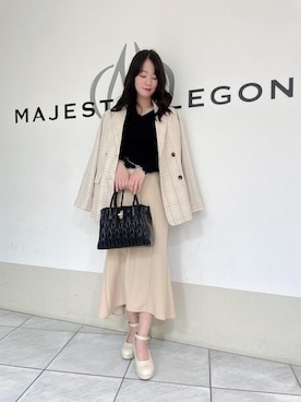 マジェスティックレゴン天王寺ミオ店スタッフさん(レディース・159cm)の冬コーディネート