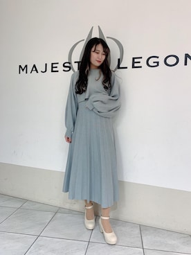 「大人気」｜マジェスティックレゴン天王寺ミオ店スタッフさん（レディース・151cm）の冬コーディネート