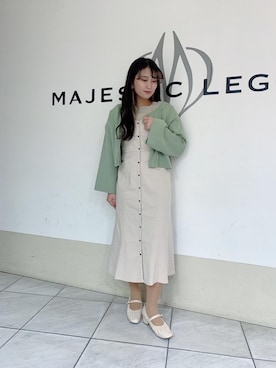 マジェスティックレゴン天王寺ミオ店スタッフさん（レディース・151cm）の冬コーディネート