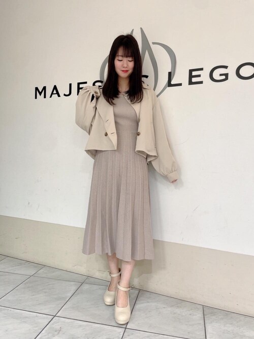 Majestic Legon マジェスティックレゴン天王寺ミオ店スタッフさんのトレンチコートを使ったコーディネート Zozotown