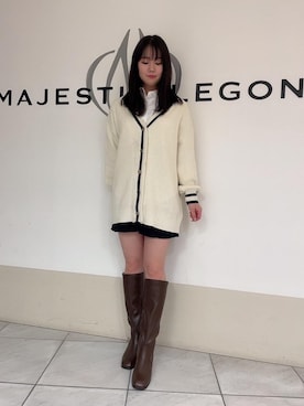 マジェスティックレゴン天王寺ミオ店スタッフさん（レディース・159cm）の春コーディネート