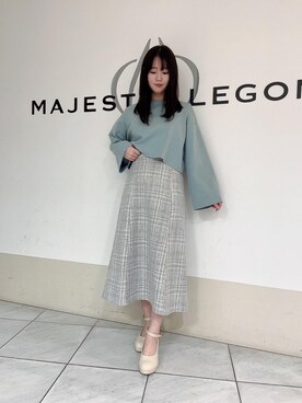 マジェスティックレゴン天王寺ミオ店スタッフさん（レディース・159cm）の春コーディネート