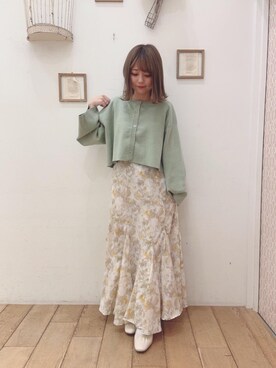 マジェスティックレゴン天王寺ミオ店スタッフさん(レディース・145cm)の春コーディネート