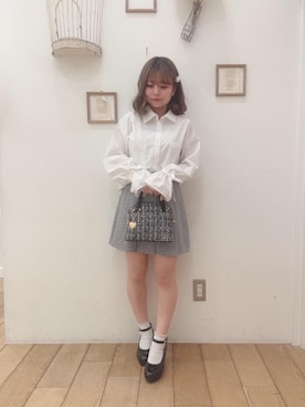 マジェスティックレゴン天王寺ミオ店スタッフさん（レディース・145cm）の春コーディネート