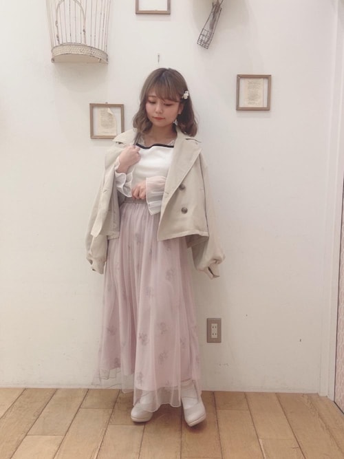 Majestic Legon マジェスティックレゴン天王寺ミオ店スタッフさんのトレンチコートを使ったコーディネート Zozotown