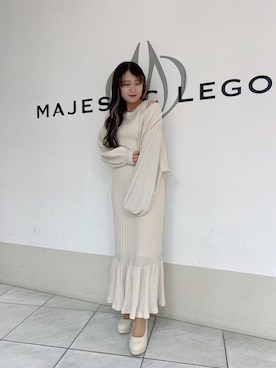 マジェスティックレゴン天王寺ミオ店スタッフさん（レディース・151cm）の春コーディネート