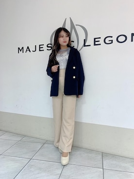 マジェスティックレゴン天王寺ミオ店スタッフさん（レディース・151cm）の春コーディネート