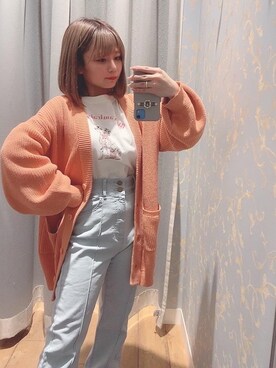 マジェスティックレゴン天王寺ミオ店スタッフさん（レディース・145cm）の春コーディネート