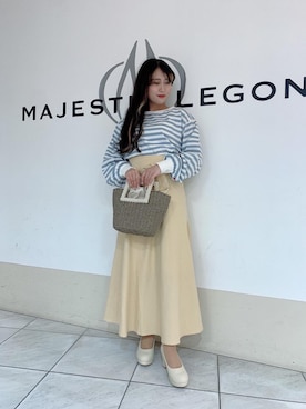 「大人気」｜マジェスティックレゴン天王寺ミオ店スタッフさん（レディース・151cm）の春コーディネート