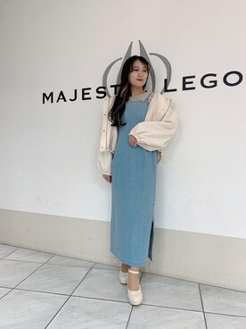 「でにむ」｜「アイテム（パンプス）」を使った、マジェスティックレゴン天王寺ミオ店スタッフさん（レディース・151cm）の春コーディネート