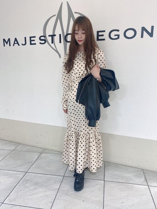 Majestic Legon マジェスティックレゴン天王寺ミオ店スタッフさんのライダースジャケットを使ったコーディネート Zozotown